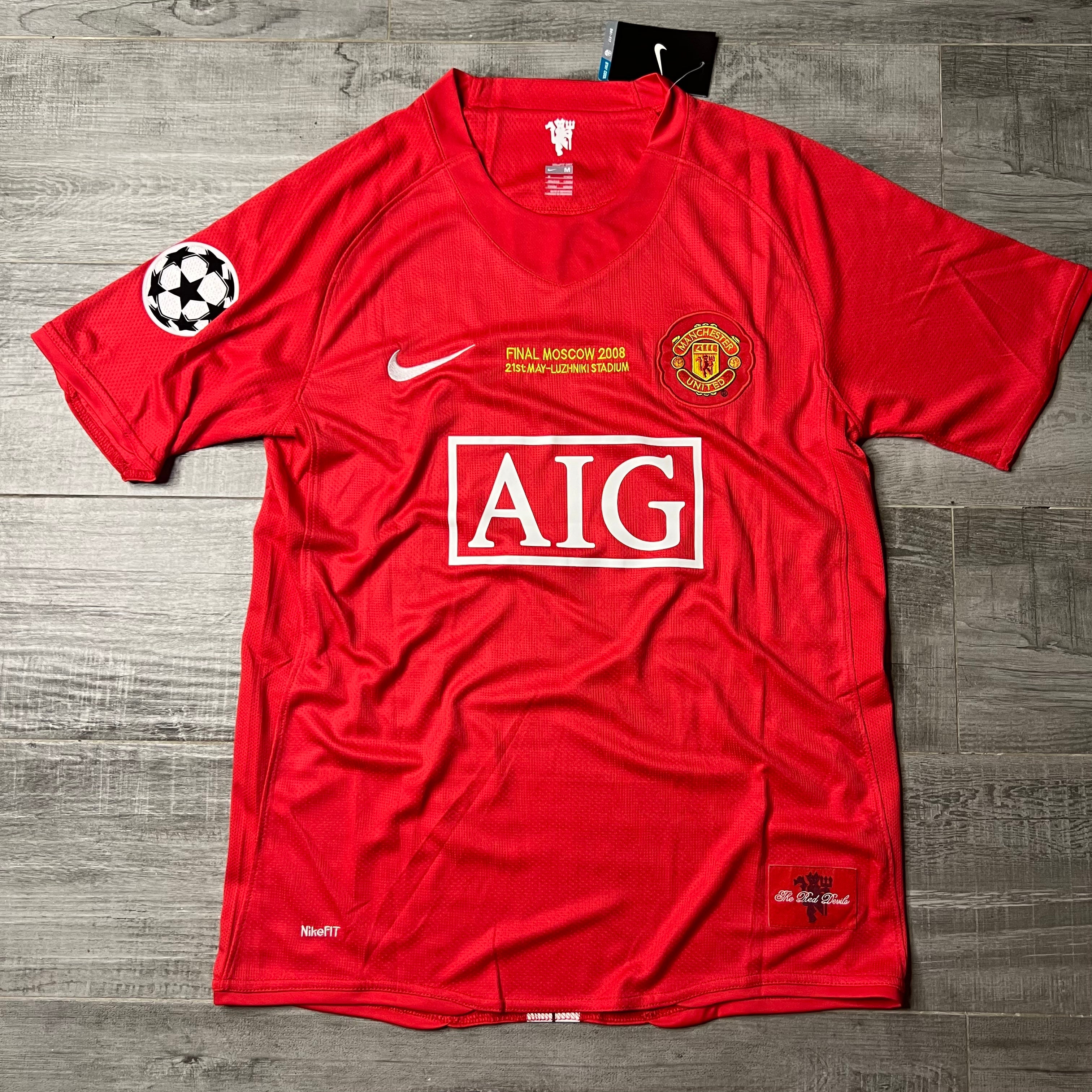 MANCHESTER UNITED 2008 FINAL EDITION SHIRT