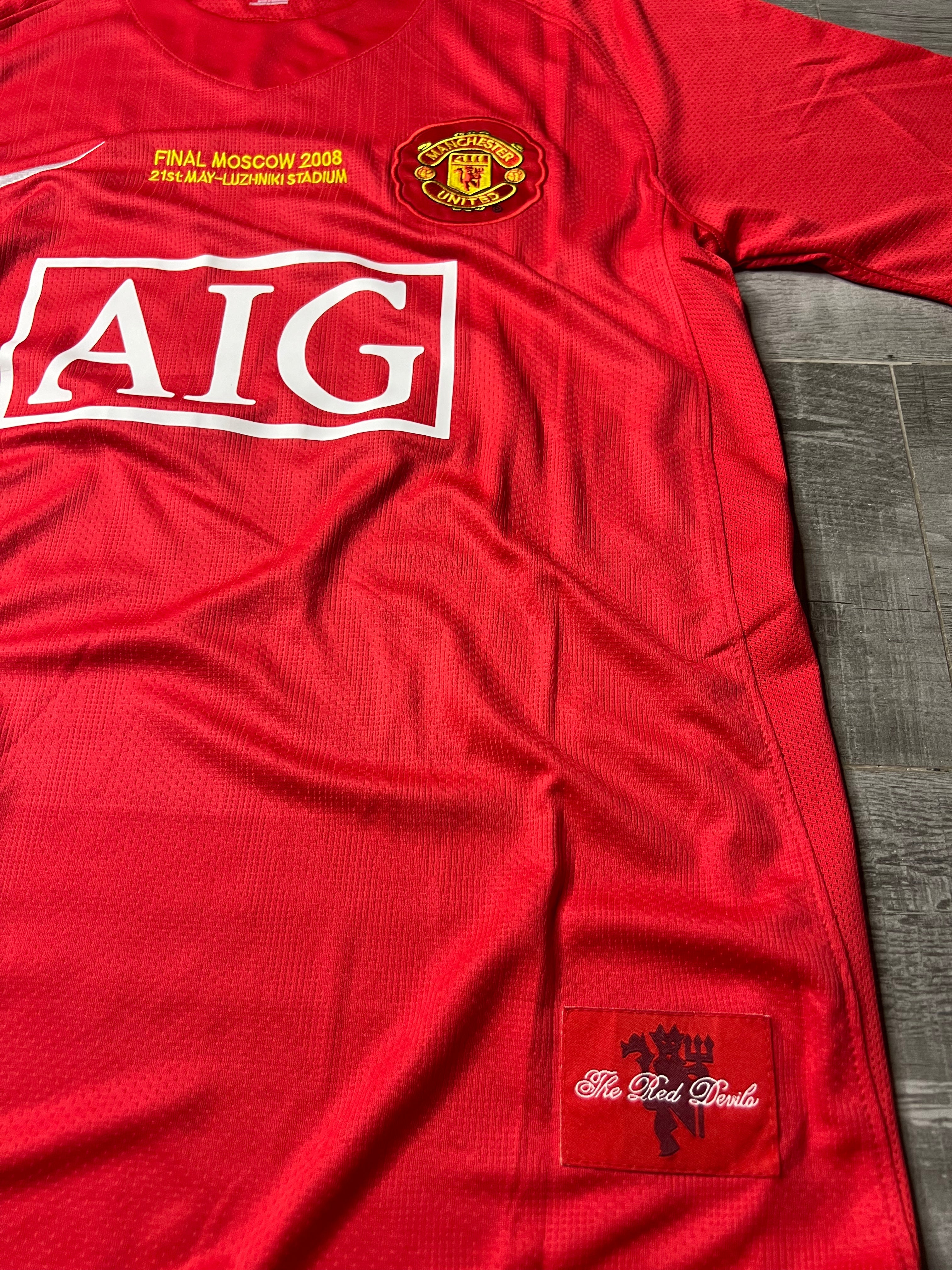 MANCHESTER UNITED 2008 FINAL EDITION SHIRT