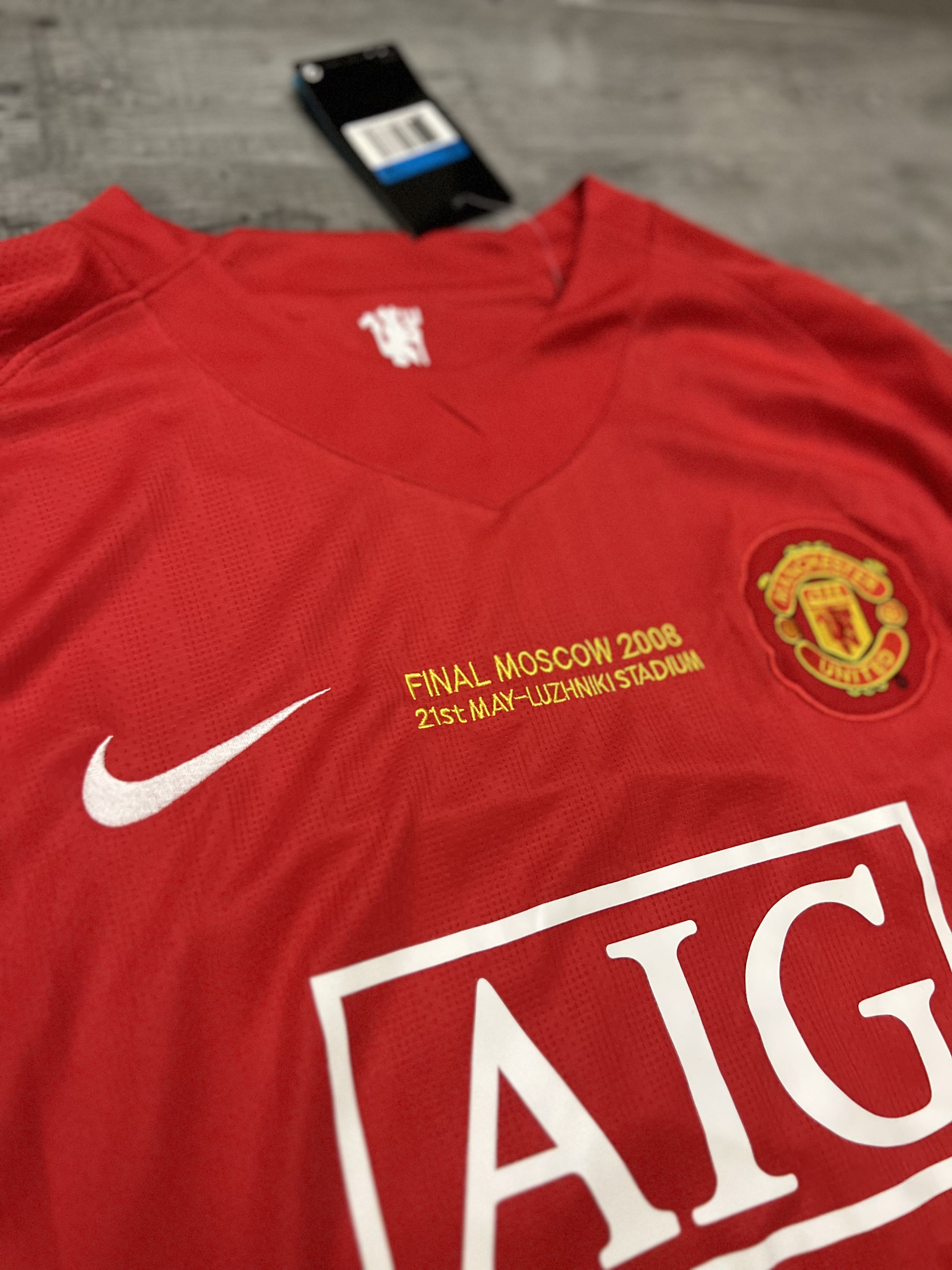 MANCHESTER UNITED 2008 FINAL EDITION SHIRT