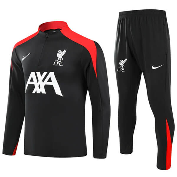 Liverpool 24/25 Red-Black Tracksuit