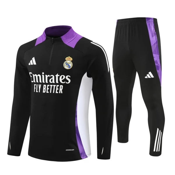 Real Madrid 24/25 Black Tracksuit