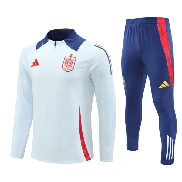 Spain 24/25 Blue Half Tracksuit