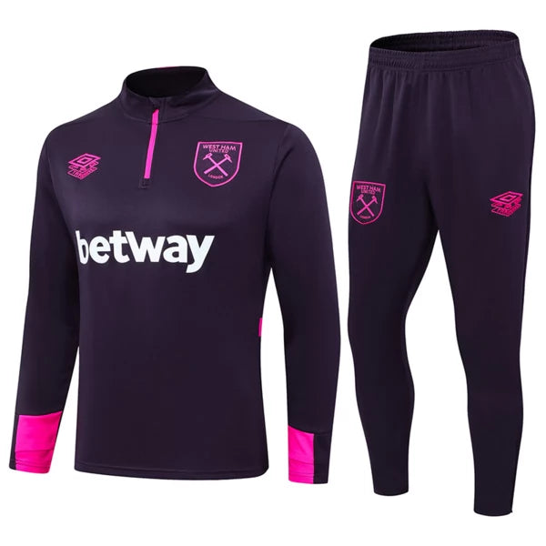 Real Madrid 24/25 Black Home Tracksuit
